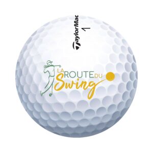 Boite de 12 Balles Taylormade (D.+) avec le logo "La Route du Swing"